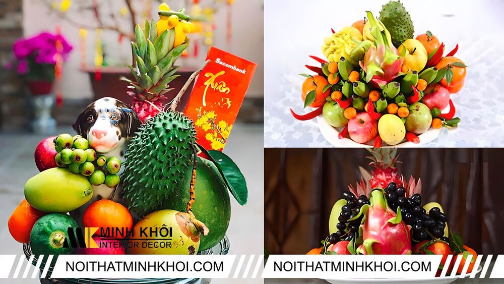 Cách giữ mâm ngũ quả trên bàn thờ tươi lâu