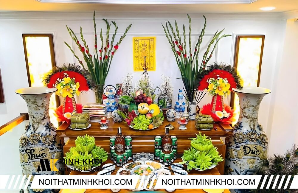 Cách Trang Trí Bàn Thờ Ngày Tết Đẹp, Đơn Giản, Thu Hút Vận May