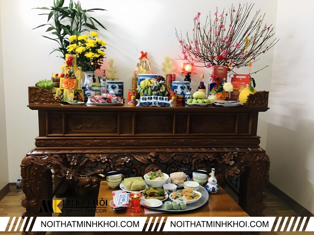 Cách Trang Trí Bàn Thờ Ngày Tết Đẹp, Đơn Giản, Thu Hút Vận May
