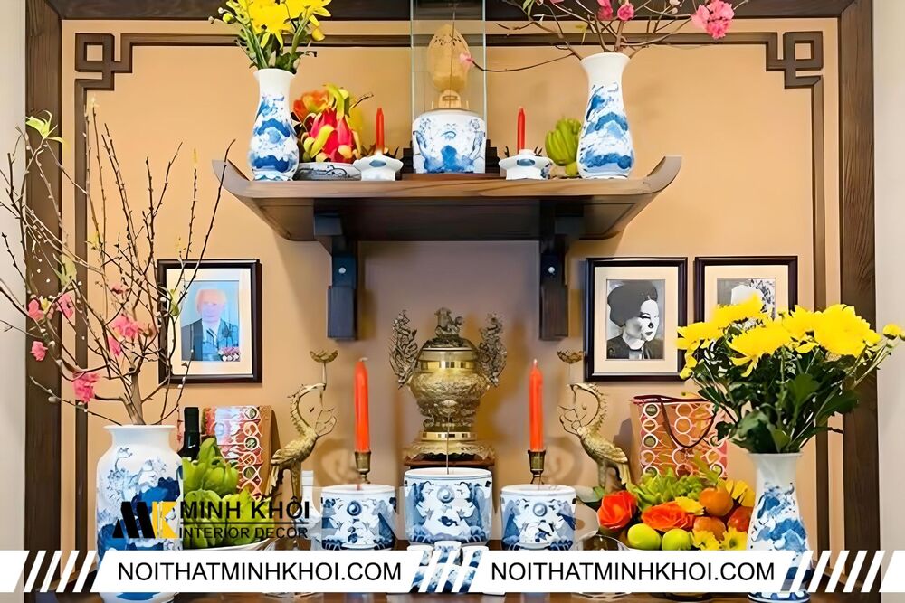 Cách Trang Trí Bàn Thờ Ngày Tết Đẹp, Đơn Giản, Thu Hút Vận May