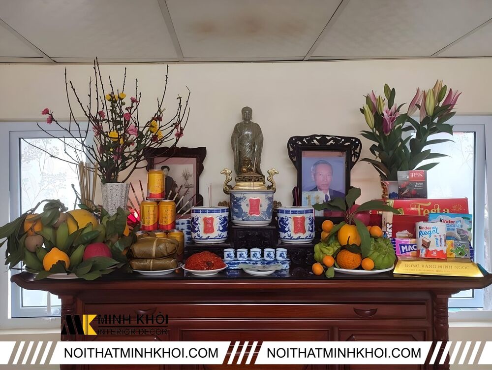 Cách Trang Trí Bàn Thờ Ngày Tết Đẹp, Đơn Giản, Thu Hút Vận May