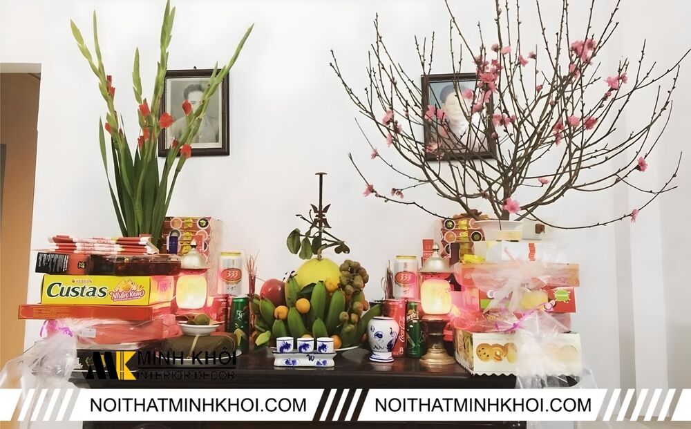 Cách Trang Trí Bàn Thờ Ngày Tết Đẹp, Đơn Giản, Thu Hút Vận May