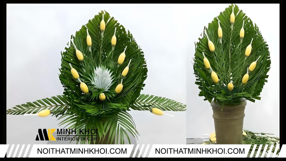 Những mẫu cắm hoa cúc đẹp trên bàn thờ 15