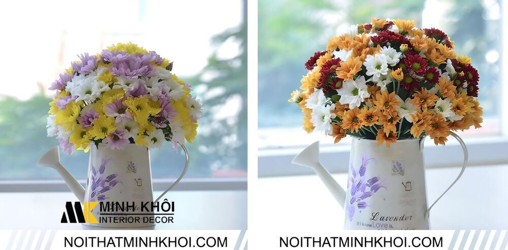 Những mẫu cắm hoa cúc đẹp trên bàn thờ 18