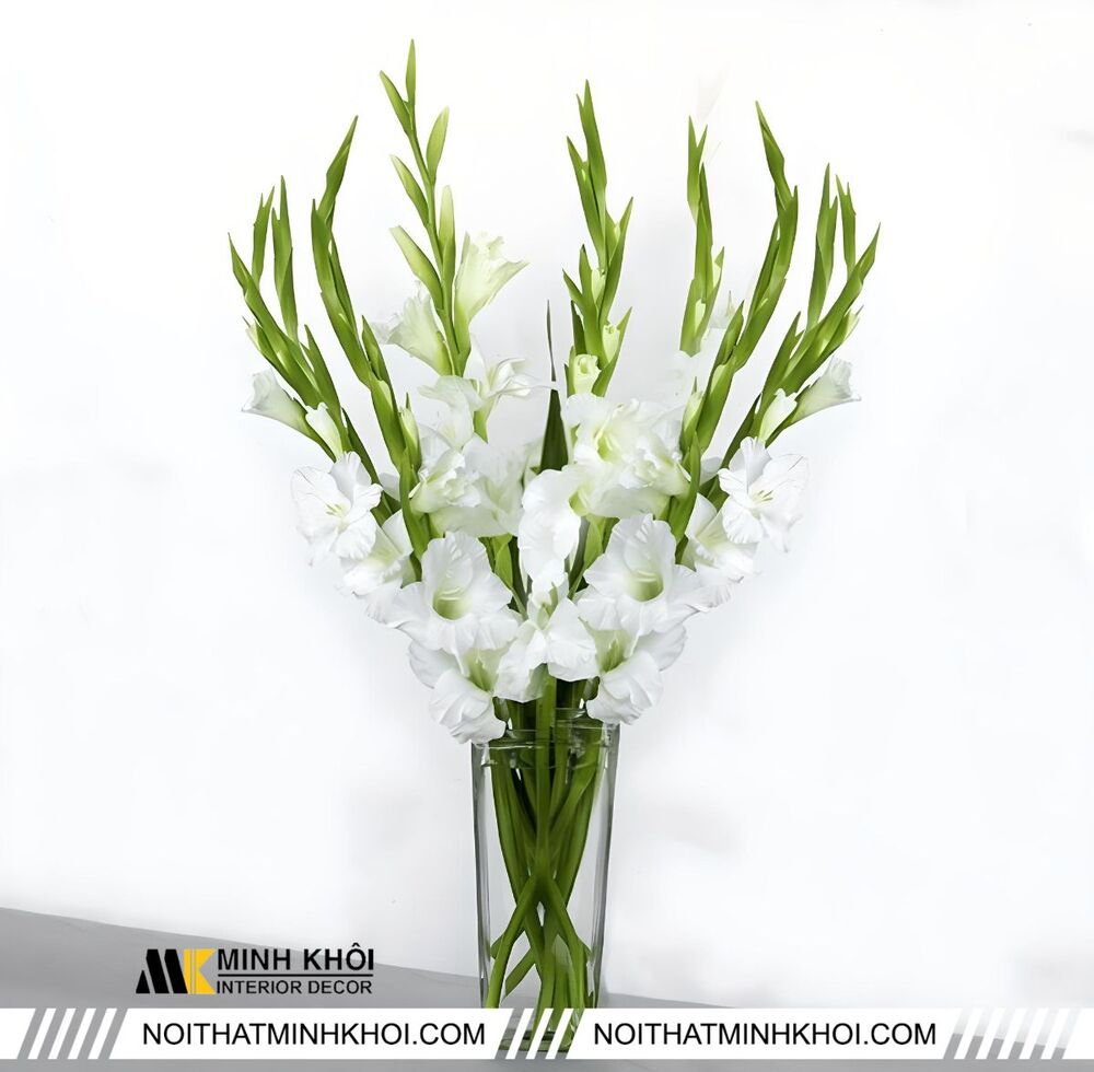 Những mẫu cắm hoa lay ơn đẹp trên bàn thờ 7