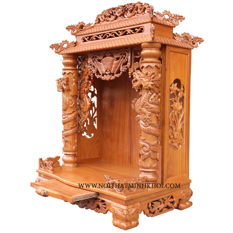 Bàn Thờ Thần Tài Đẹp Gỗ Tự Nhiên Cao Cấp - BTTT900