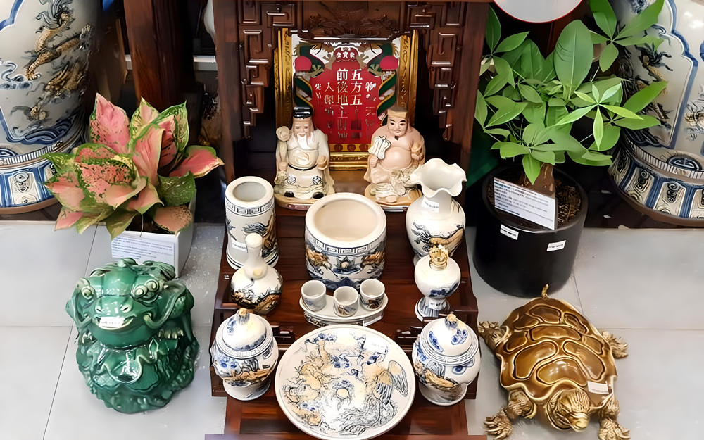 Hình ảnh combo bàn thờ ông địa