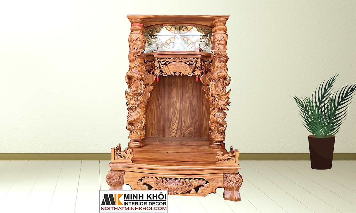 Bàn thờ thổ địa gỗ hương cao cấp - BTTT905