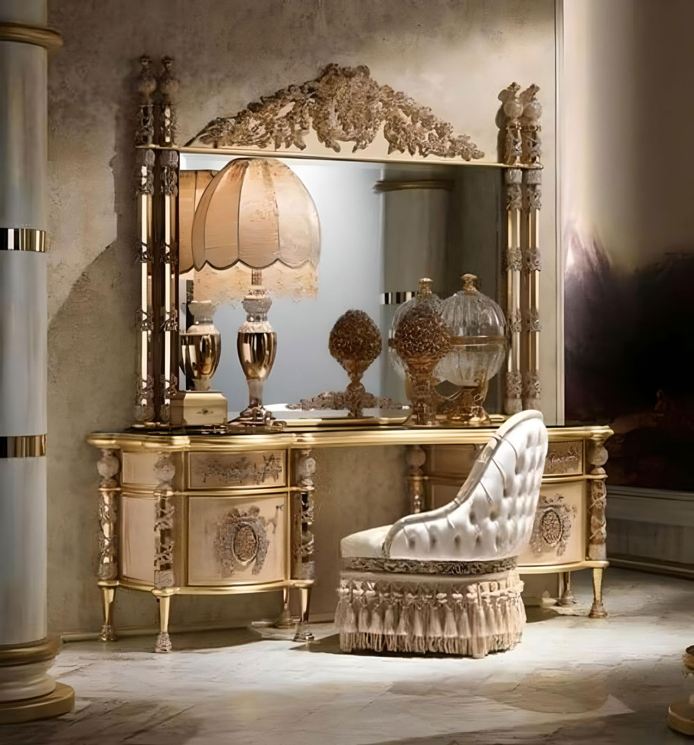 30+ Mẫu Bàn Trang Điểm Cô Dâu Giúp Phòng Cưới Đẹp Lộng Lẫy