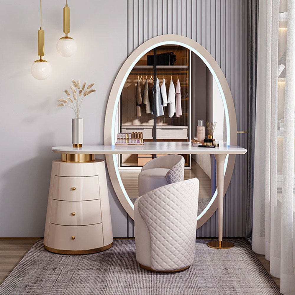 30+ Mẫu Bàn Trang Điểm Cô Dâu Giúp Phòng Cưới Đẹp Lộng Lẫy