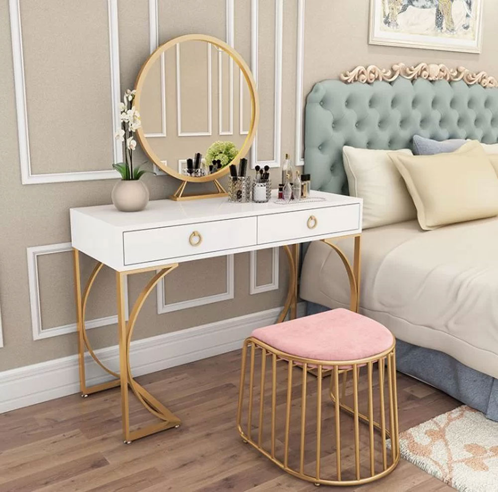 30+ Mẫu Bàn Trang Điểm Cô Dâu Giúp Phòng Cưới Đẹp Lộng Lẫy