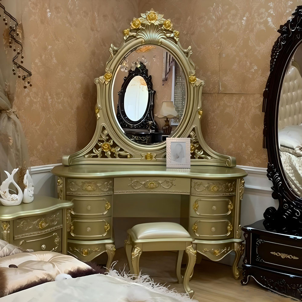 30+ Mẫu Bàn Trang Điểm Cô Dâu Giúp Phòng Cưới Đẹp Lộng Lẫy