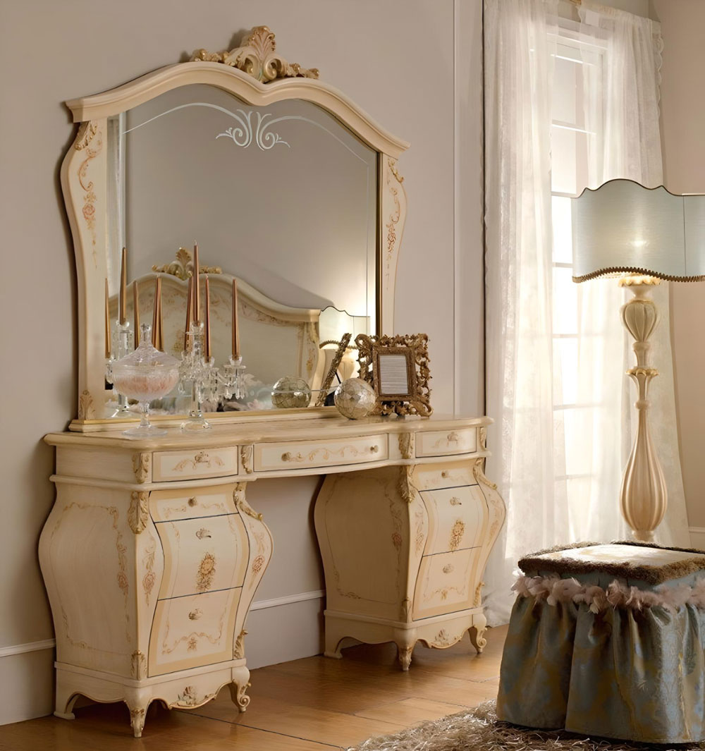 30+ Mẫu Bàn Trang Điểm Cô Dâu Giúp Phòng Cưới Đẹp Lộng Lẫy