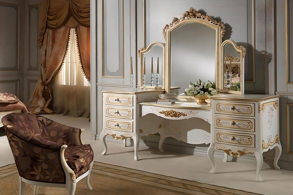 30+ Mẫu Bàn Trang Điểm Cô Dâu Giúp Phòng Cưới Đẹp Lộng Lẫy