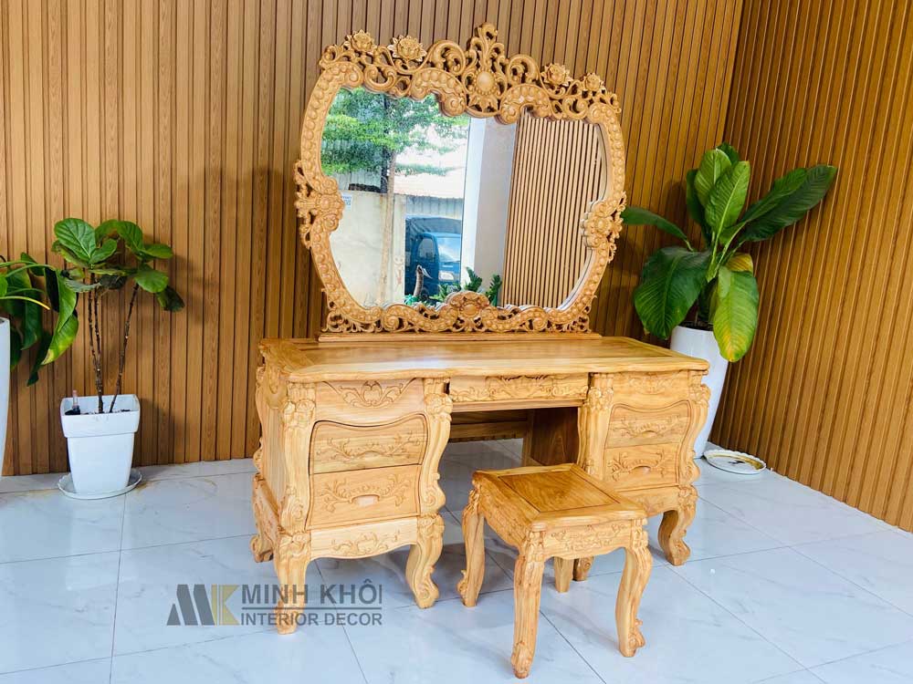 15+ Mẫu Bàn Trang Điểm Cổ Điển Đẹp Đẳng Cấp, Sang Trọng