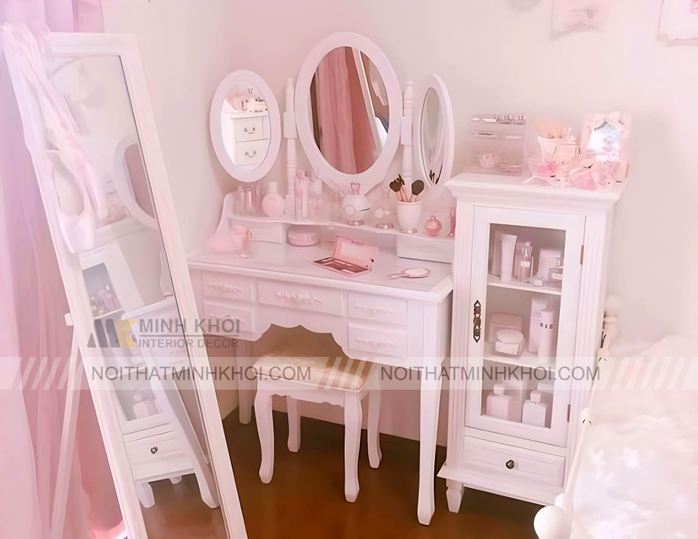Bàn trang điểm công chúa ấn tượng