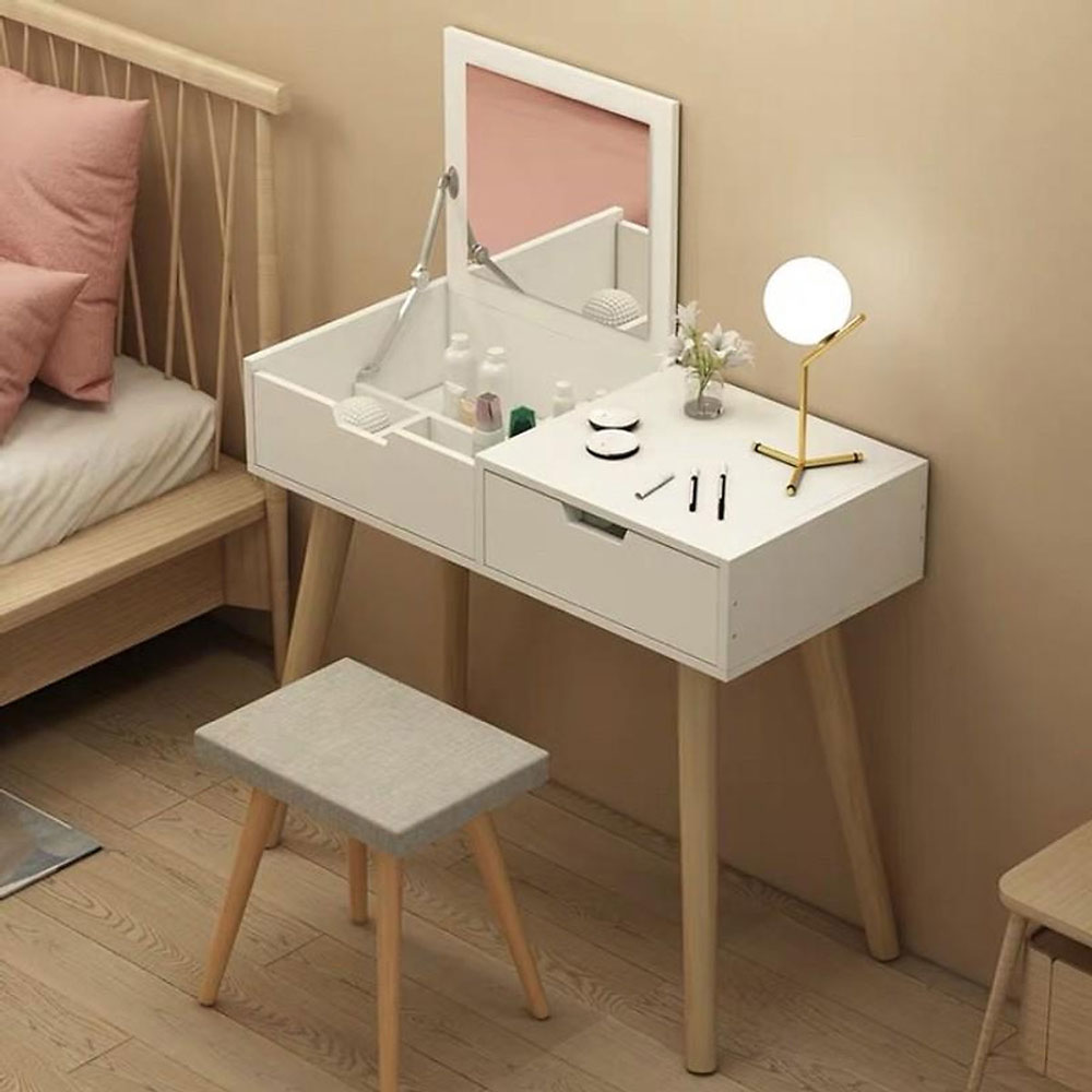 15+ Mẫu Bàn Trang Điểm Gấp Gọn Nhỏ Xinh Cho Các Chị em