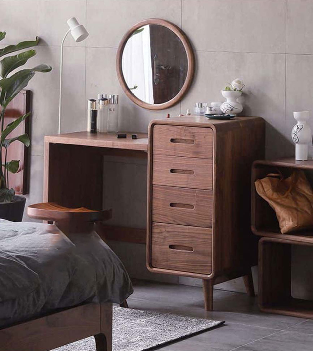 19+ Mẫu Bàn Trang Điểm Gỗ Óc Chó Đẹp, Thiết Kế Mới Nhất 2023