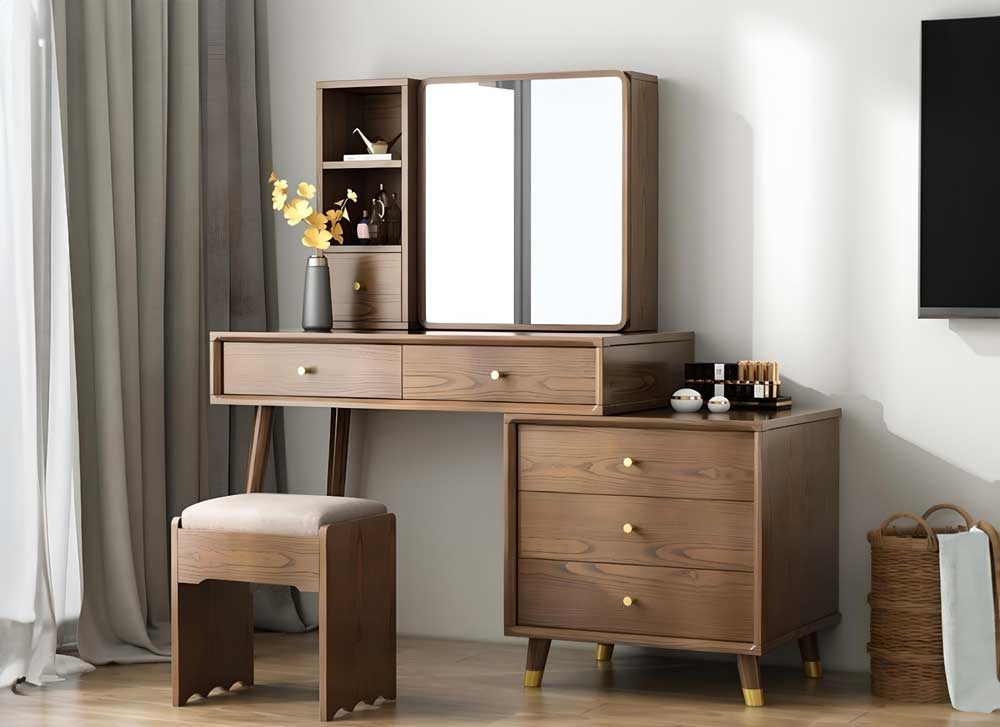 Bàn Trang Điểm Gỗ Tự Nhiên