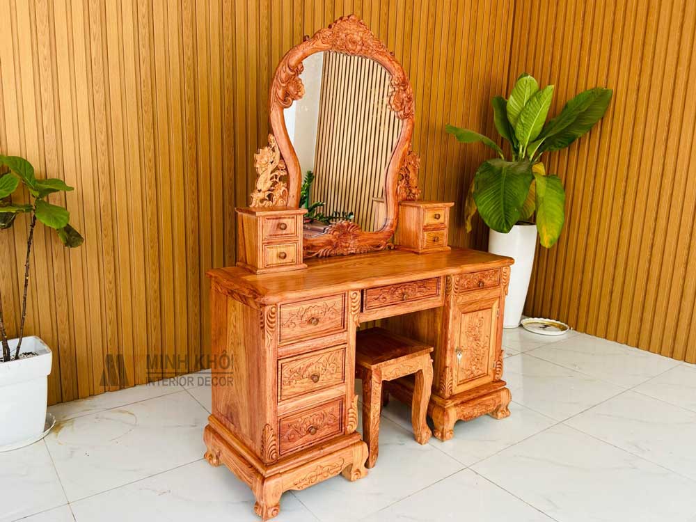 Bàn Trang Điểm Gỗ Tự Nhiên