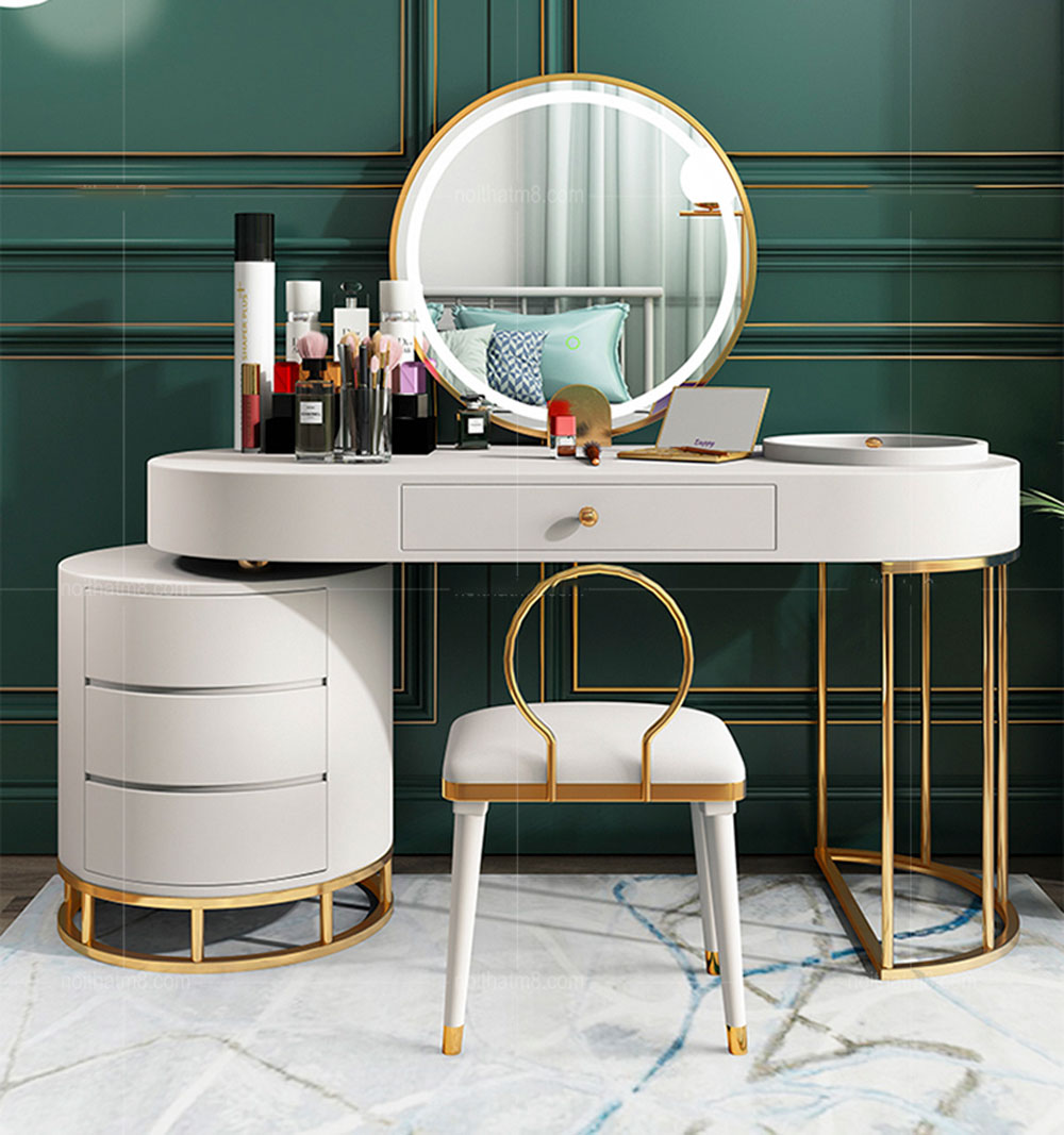 88+ Mẫu Bàn Trang Điểm Kết Hợp Bàn Làm Việc Tiện Lợi Hiện Đại 2023