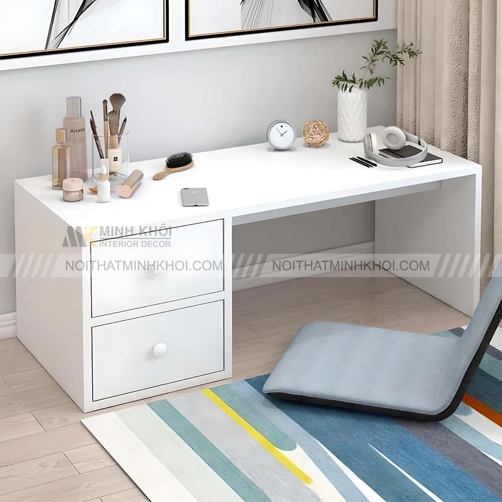 Bàn trang điểm ngồi bệt kết hợp ghế ngồi