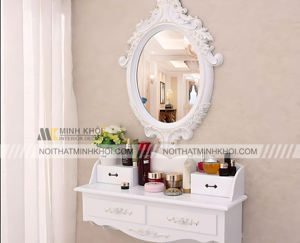 Bàn Trang Điểm Treo Tường Đẹp Sang Trọng