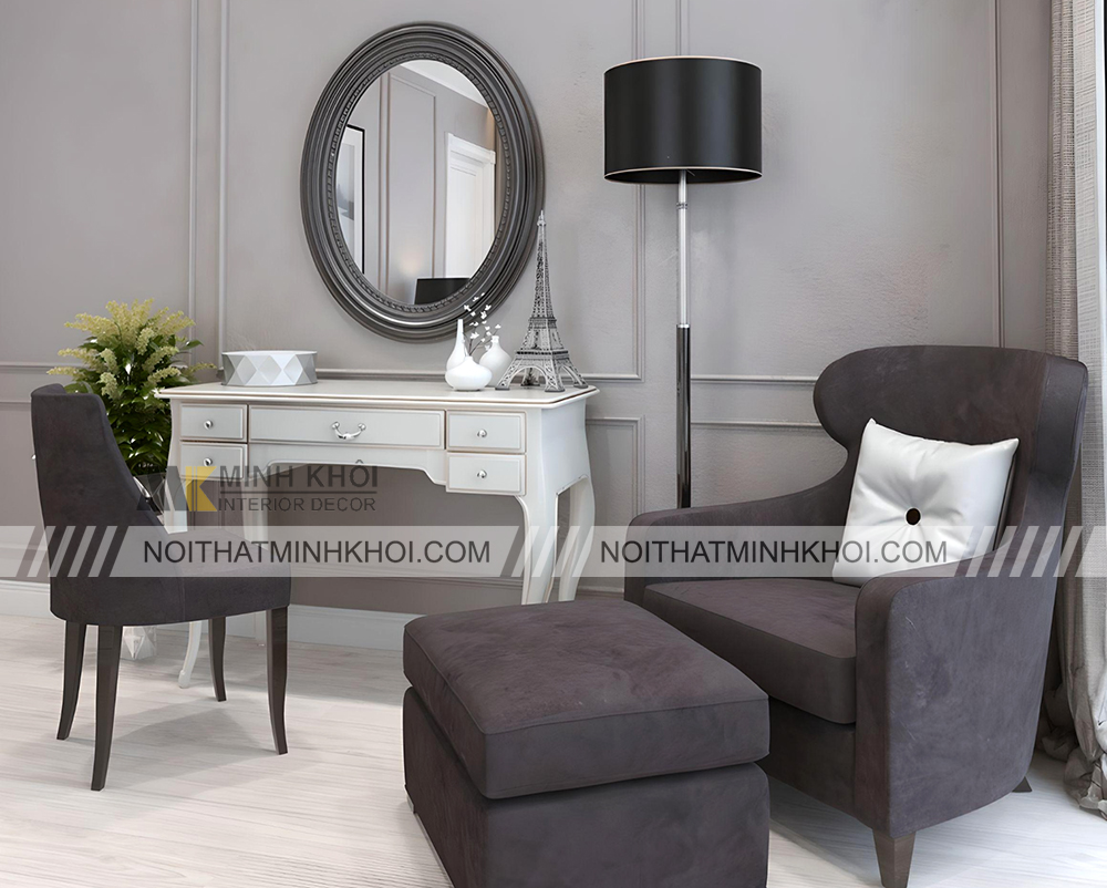 Bàn trang điểm theo phong cách tân cổ điển