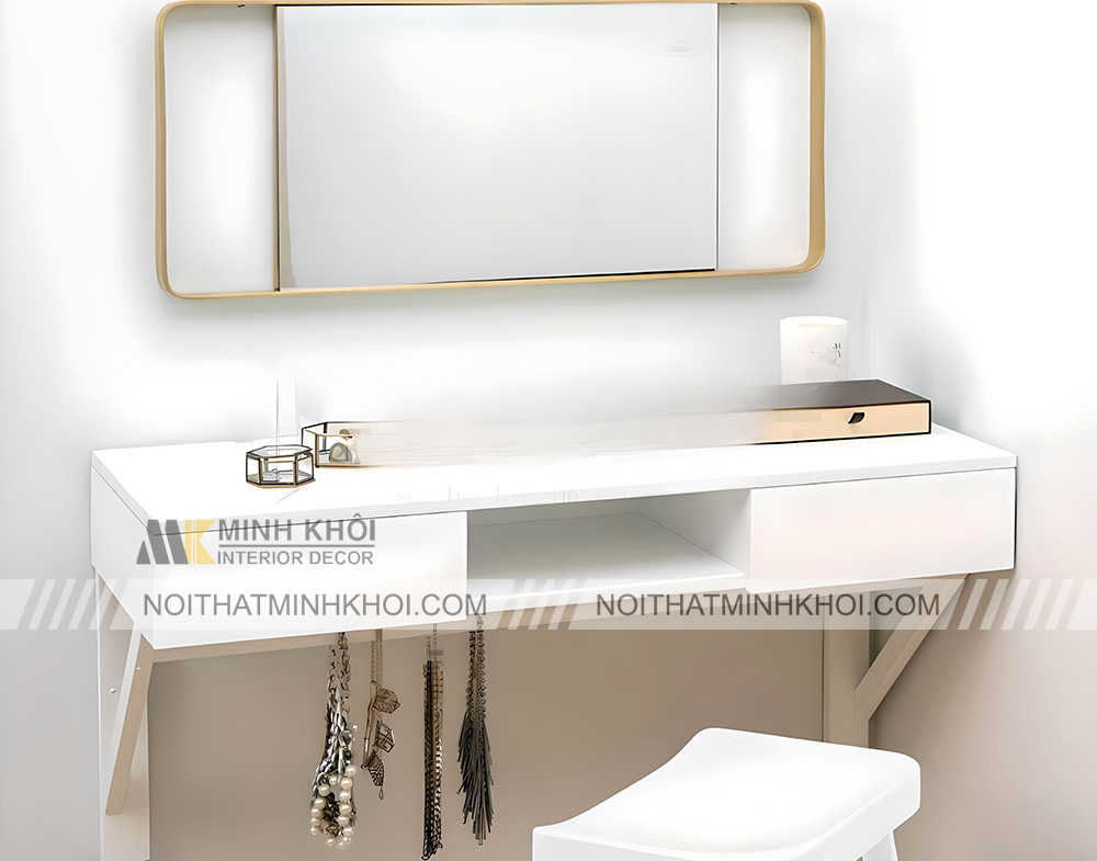 Bàn trang điểm dạng tủ treo tường