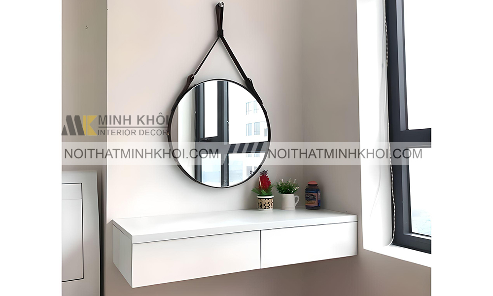 Kích thước bàn trang điểm treo tường