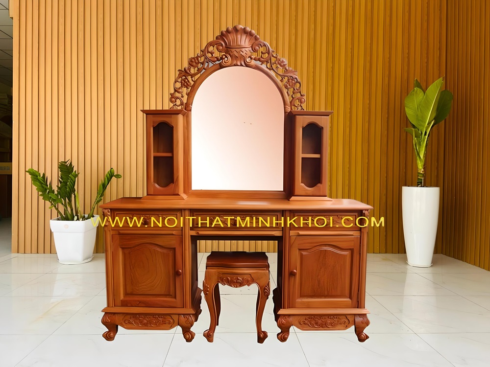 Mẫu Bàn Phấn Đẹp Sang Trọng Quý Phái - BTD901