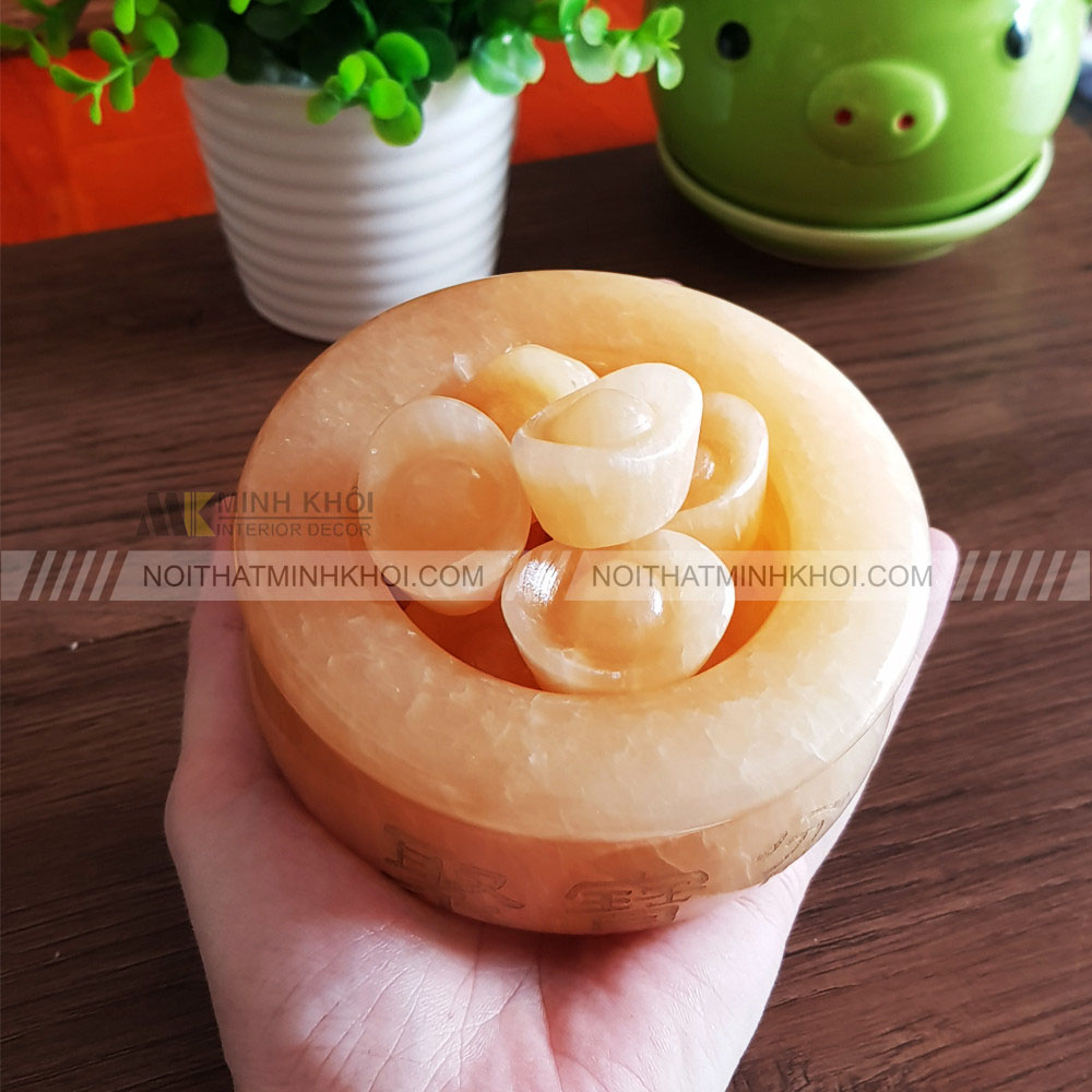 Bát tụ lộc bàn thờ thần tài là gì?