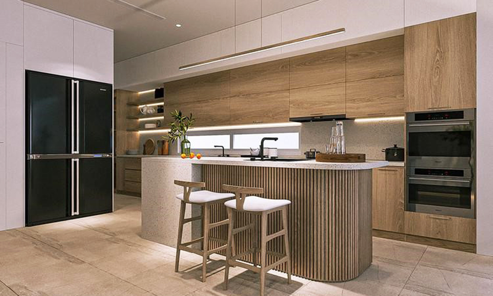 Mẫu Bếp Kết Hợp Bàn Ăn Đẹp Tiện Nghi?