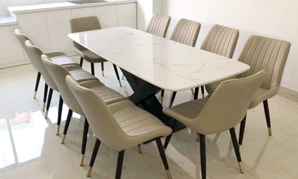 Bộ bàn ăn 10 ghế Howard