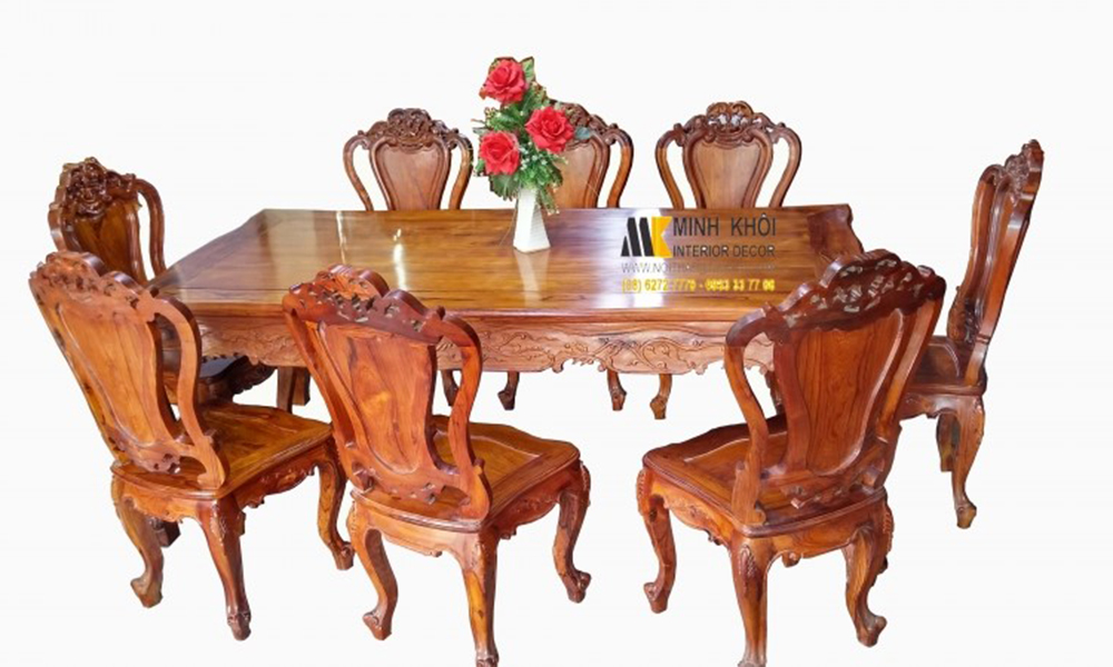 bộ bàn ăn 8 ghế đẹp SANG TRỌNG hiện đại