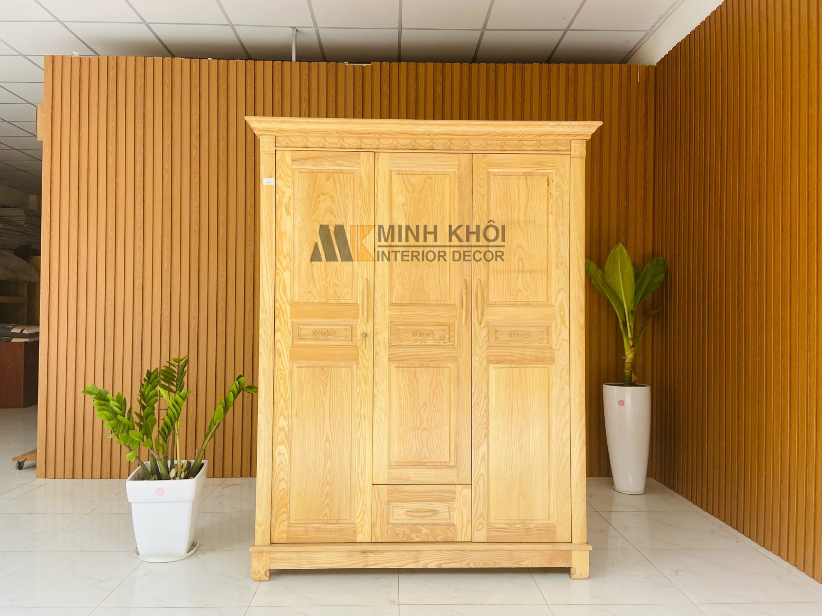 Bộ Phòng Ngủ Gỗ Sồi - BPN003