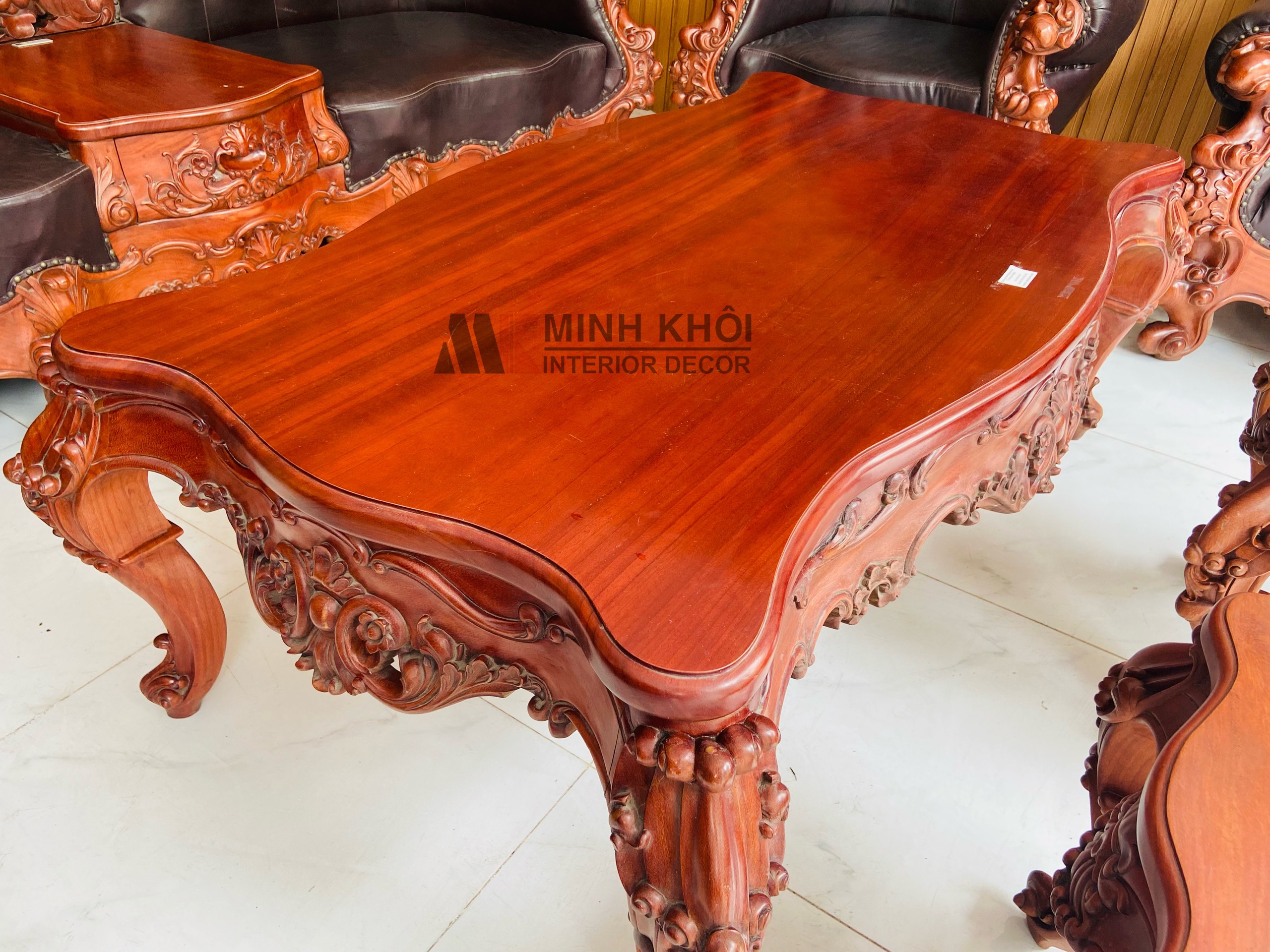 Bộ Salon Nữ Hoàng 8 Món Bọc Da Cao Cấp - SL925