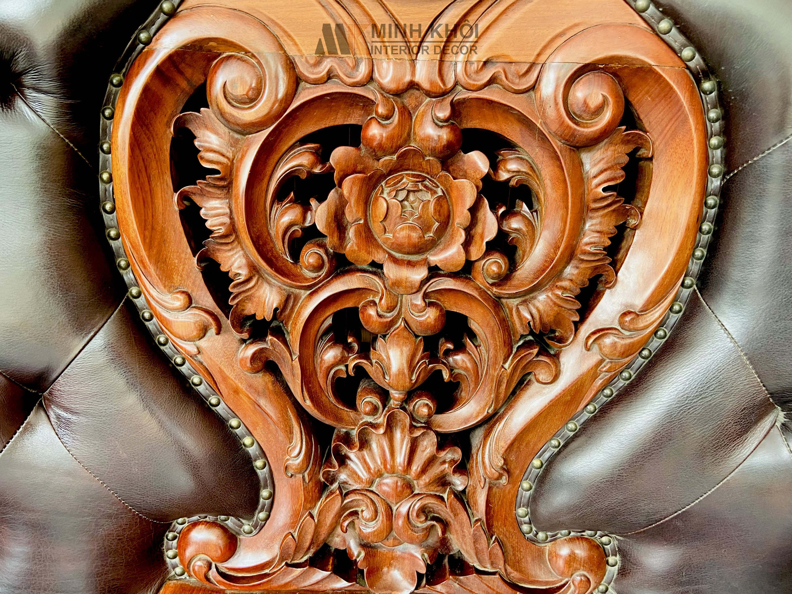 Bộ Salon Nữ Hoàng 8 Món Bọc Da Cao Cấp - SL925