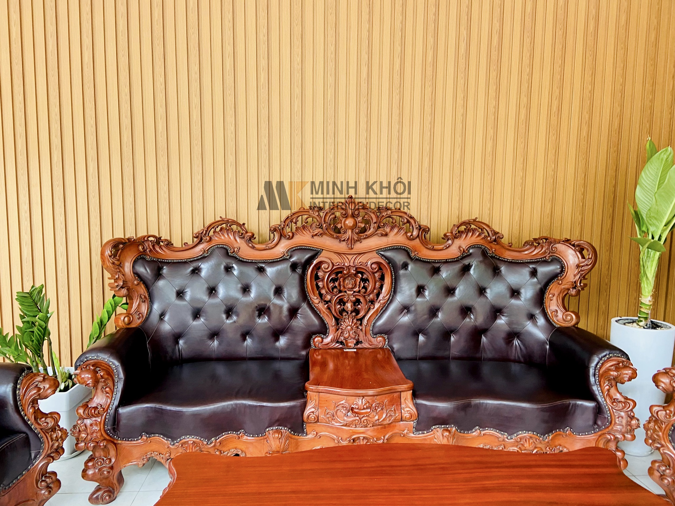 Bộ Salon Nữ Hoàng 8 Món Bọc Da Cao Cấp - SL925