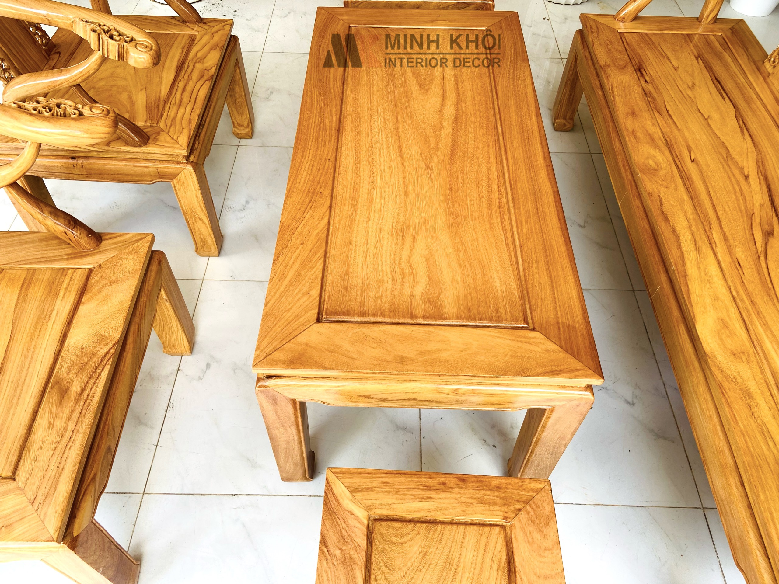 Bộ Thúng Gõ Đỏ 6 Món - SL971