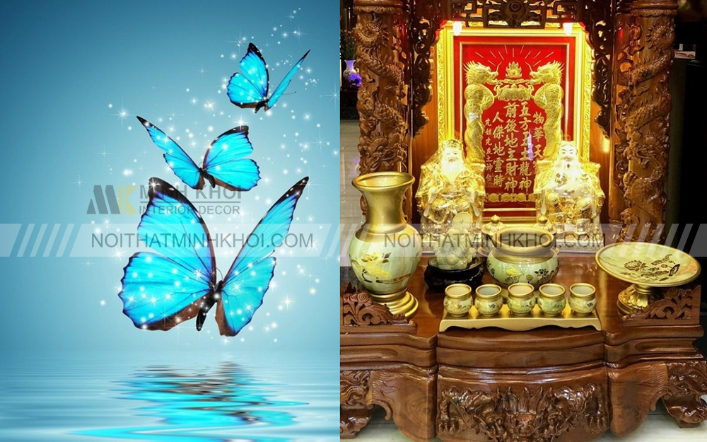 Bướm đậu trên bàn thờ ông địa là điềm gì