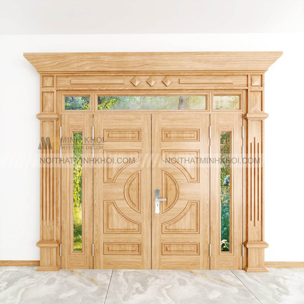 Các mẫu cửa gỗ đẹp mới nhất hiện nay