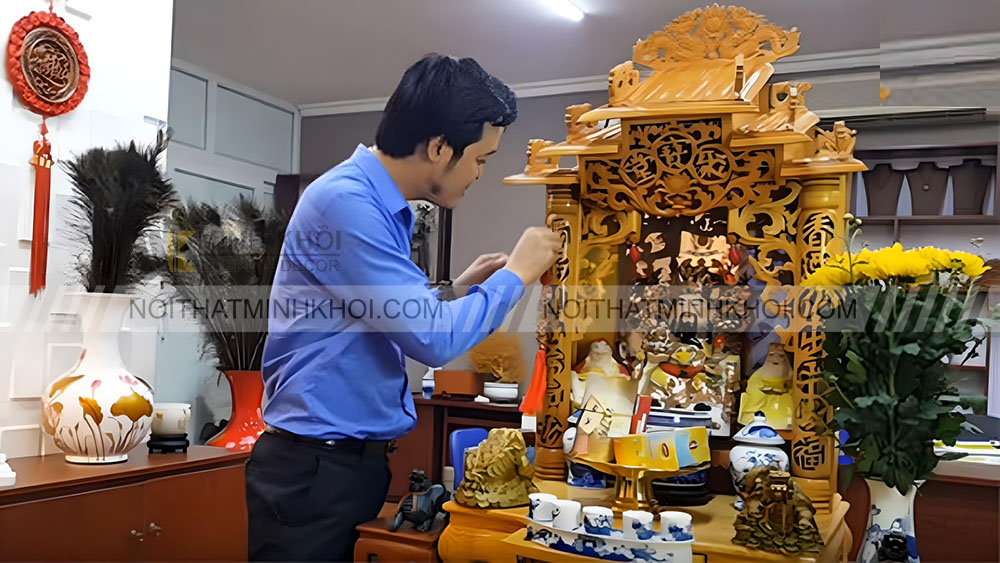 Cách bỏ bàn thờ cũ