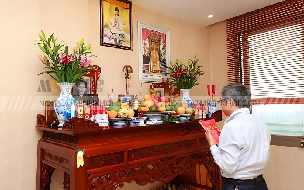 Cách bỏ bát hương cũ