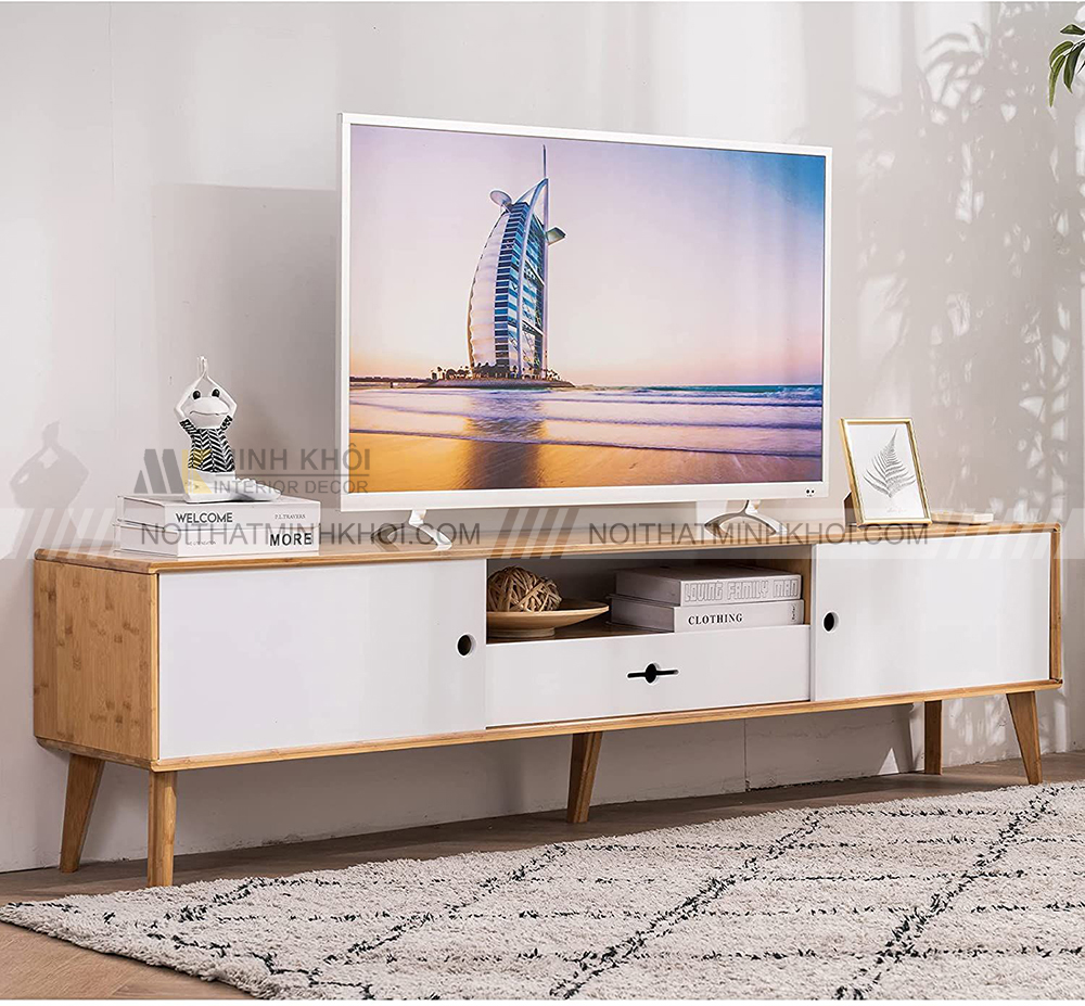 Cách chọn mua kệ tivi gỗ công nghiệp