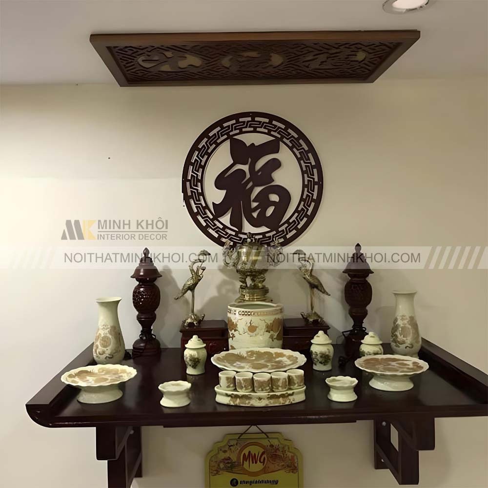 Cách đặt 1 bát hương trên bàn thờ