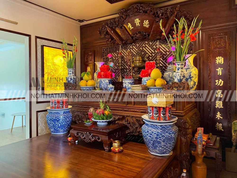 Cách sắp xếp đồ thờ cúng theo vị trí hợp lý