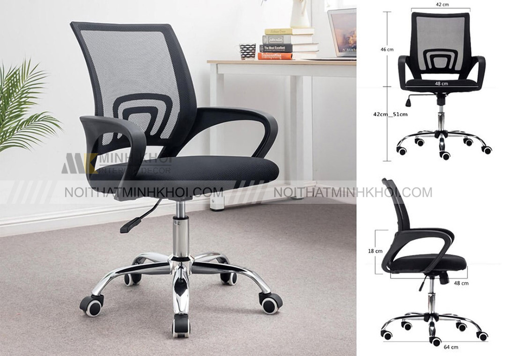 Cấu tạo của chiếc ghế lưới văn phòng