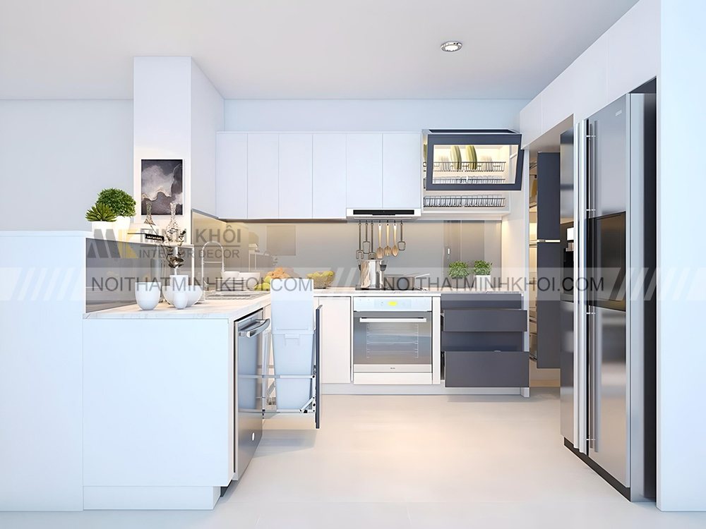 Cấu tạo tủ bếp MDF