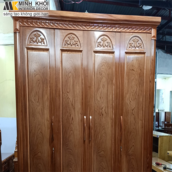 Tủ Quần Áo Hương Đá 4 Cánh Đẳng Cấp-TA950